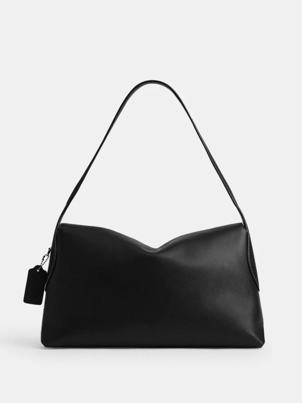 Coach Chelsea Shoulder Bag 30 Black Natural Grain Leather CDS58